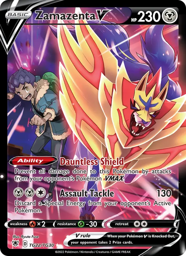 Zamazenta V #TG22 — Astral Radiance