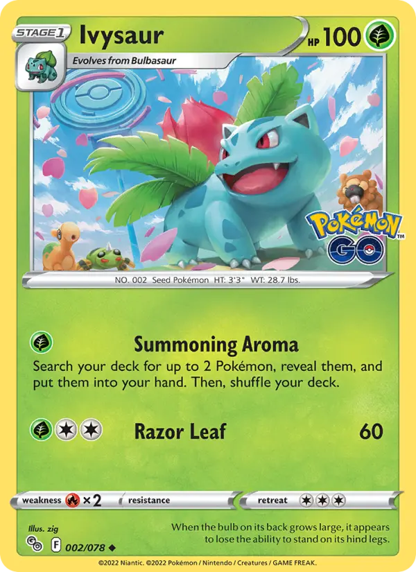 Ivysaur #002 — Pokémon GO
