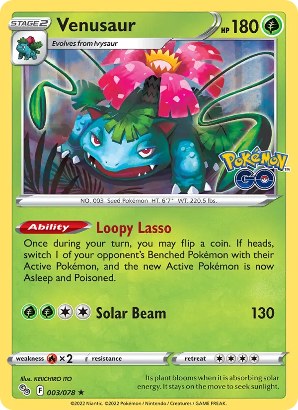 Venusaur #003 — Pokémon GO