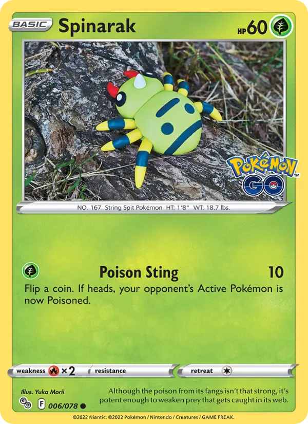 Spinarak #006 — Pokémon GO