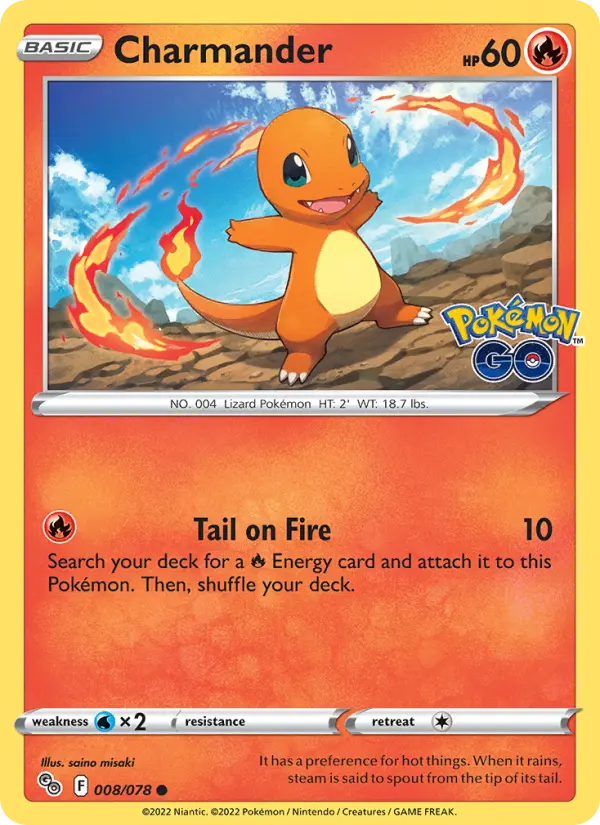 Charmander #008 — Pokémon GO