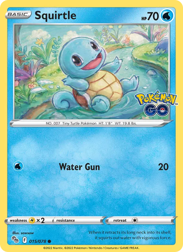 Squirtle #015 — Pokémon GO