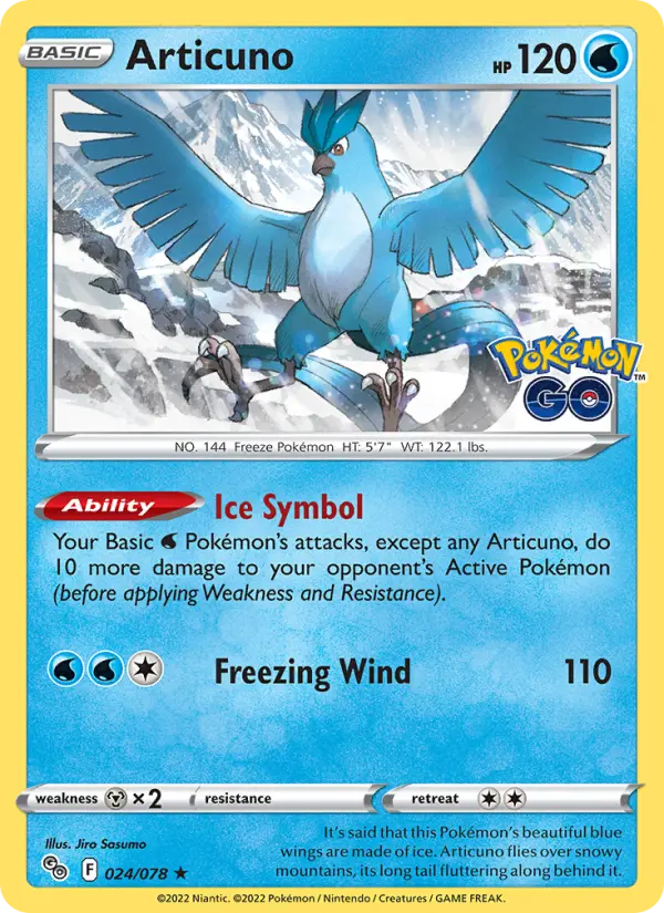 Articuno #024 — Pokémon GO