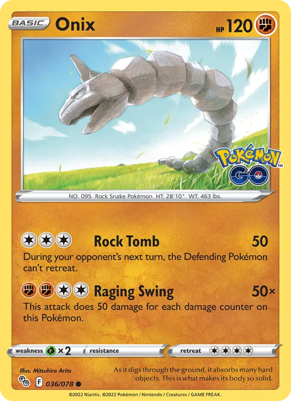 Onix #036 — Pokémon GO