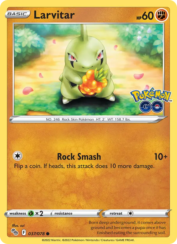 Larvitar #037 — Pokémon GO