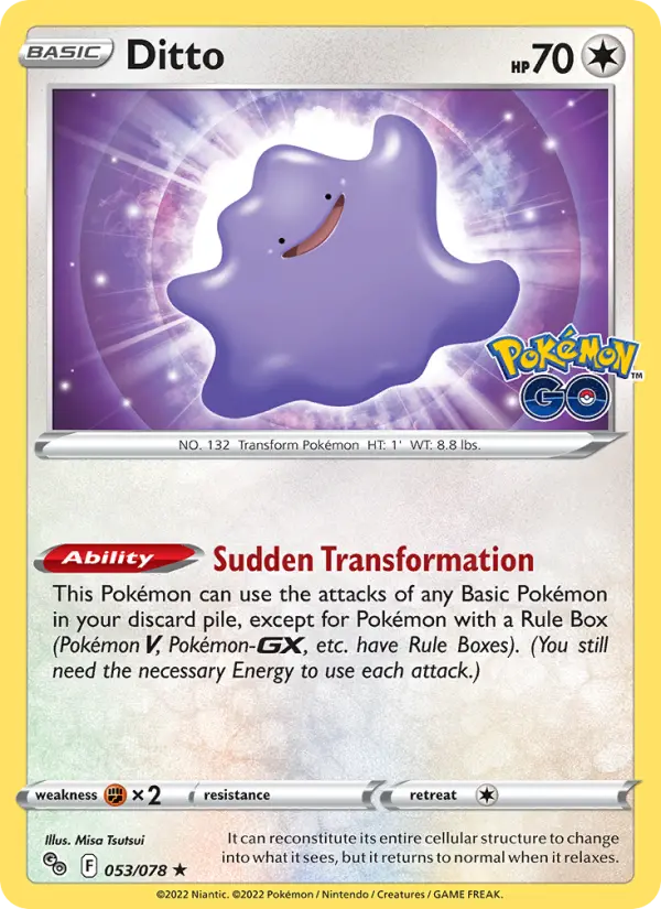 Ditto #053 — Pokémon GO