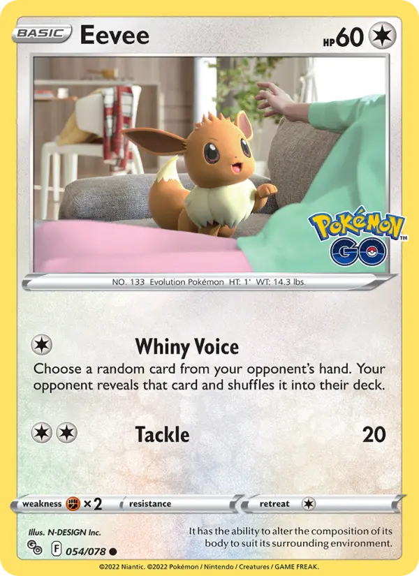 Eevee #054 — Pokémon GO