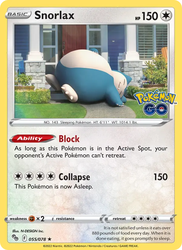 Snorlax #055 — Pokémon GO