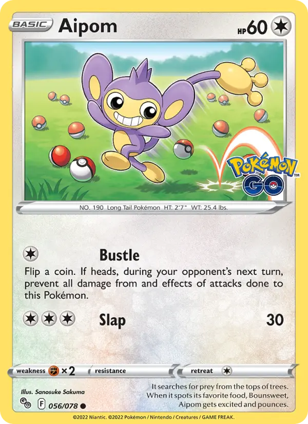 Aipom #056 — Pokémon GO