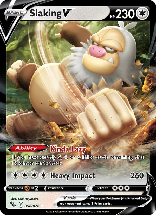Slaking V #058 — Pokémon GO