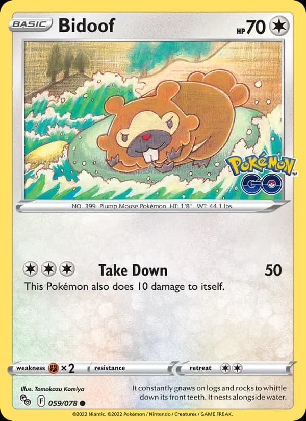 Bidoof #059 — Pokémon GO