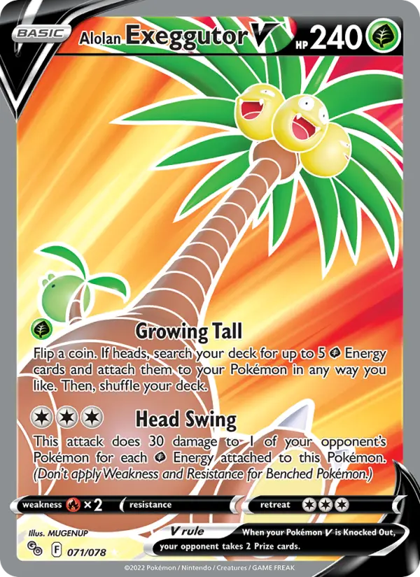 Alolan Exeggutor V #071 — Pokémon GO