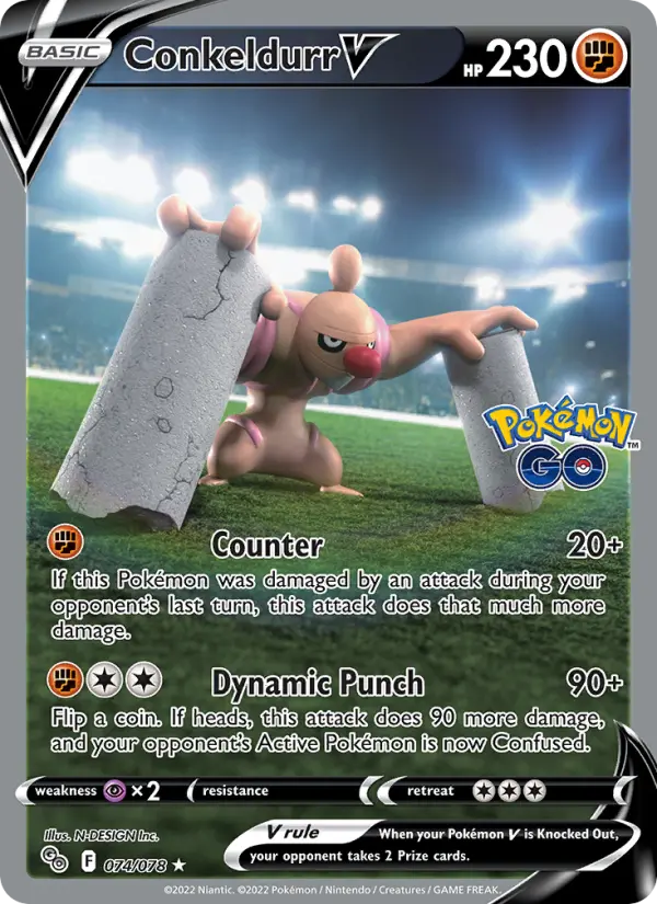 Conkeldurr V #074 — Pokémon GO