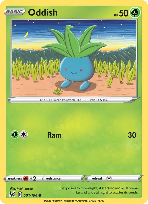 Oddish #001 — Lost Origin