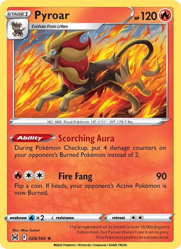 Pyroar #029 — Lost Origin
