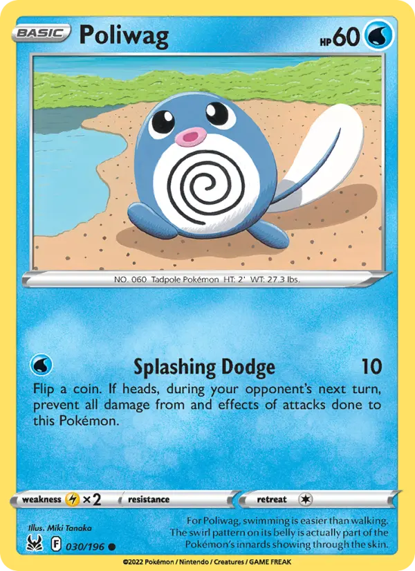 Poliwag #030 — Lost Origin