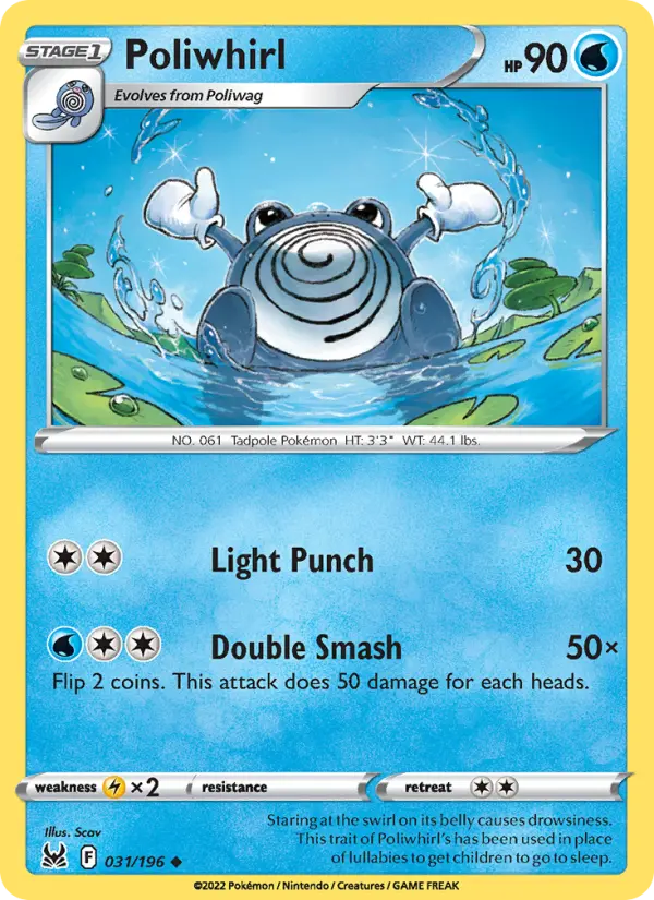 Poliwhirl #031 — Lost Origin