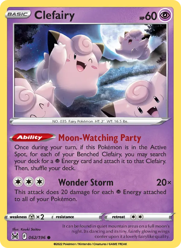 Clefairy #062 — Lost Origin