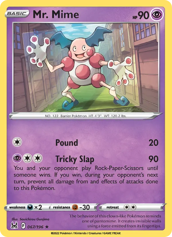 Mr. Mime #067 — Lost Origin