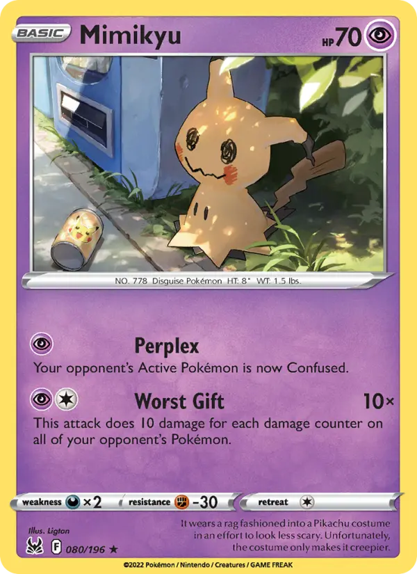 Mimikyu #080 — Lost Origin