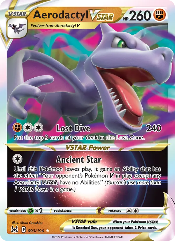 Aerodactyl VSTAR #093 — Lost Origin