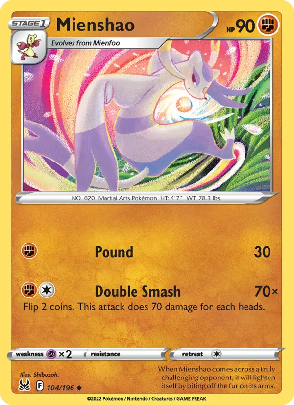 Mienshao #104 — Lost Origin