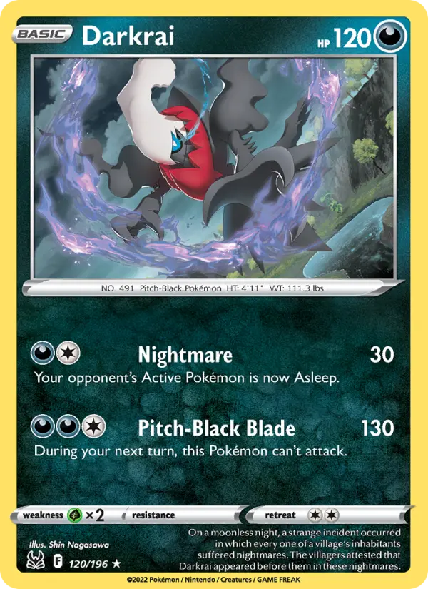 Darkrai #120 — Lost Origin