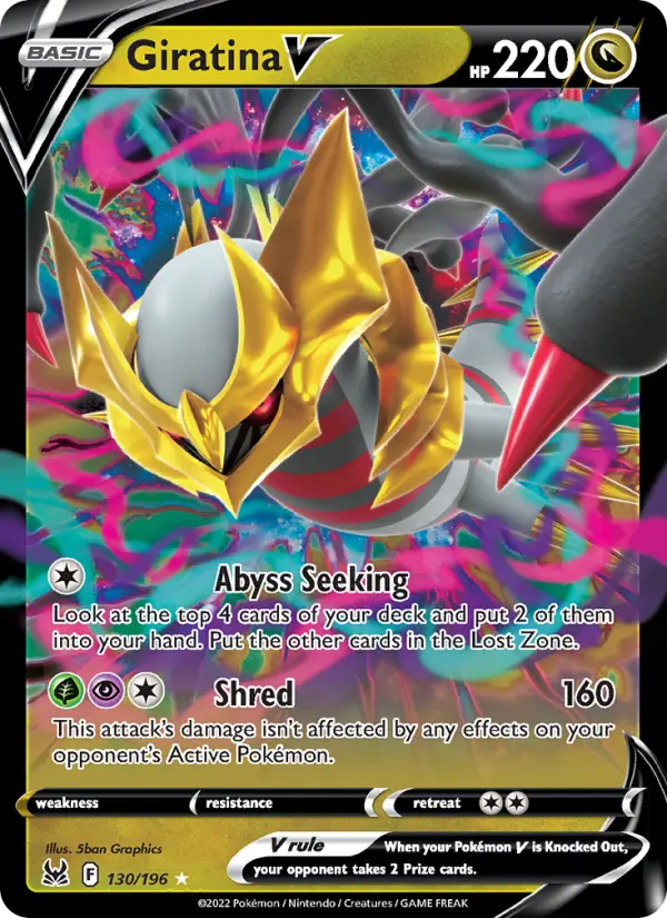 Giratina V #130 — Lost Origin
