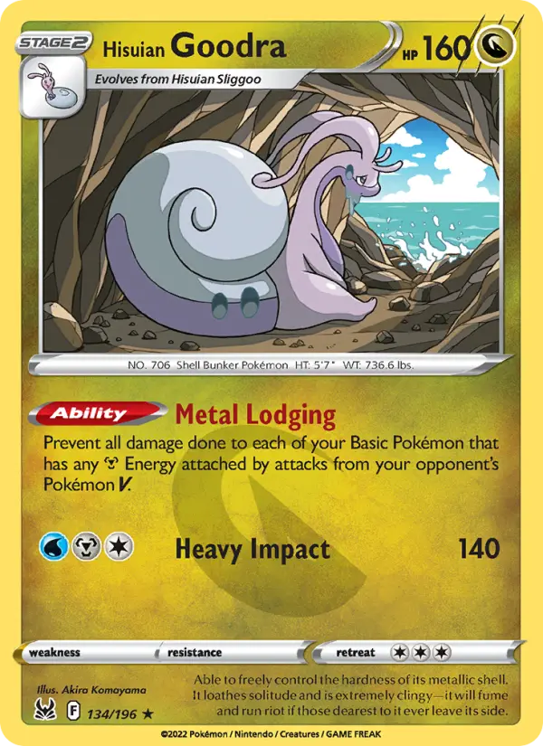 Hisuian Goodra #134 — Lost Origin