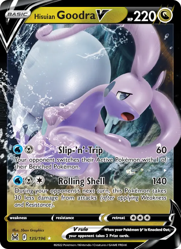 Hisuian Goodra V #135 — Lost Origin