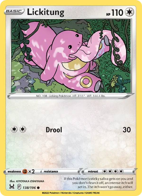 Lickitung #138 — Lost Origin