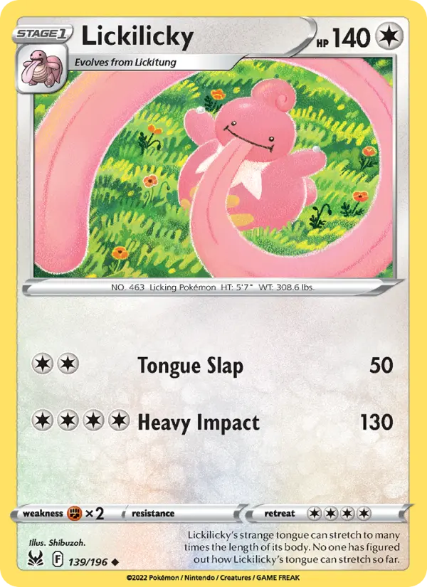 Lickilicky #139 — Lost Origin