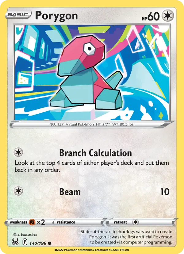 Porygon #140 — Lost Origin