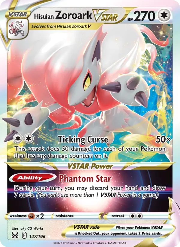 Hisuian Zoroark VSTAR #147 — Lost Origin