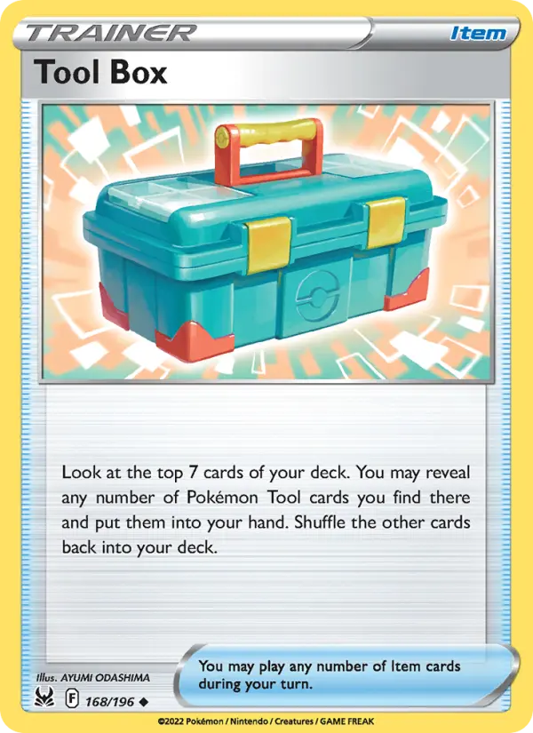 Tool Box #168 — Lost Origin