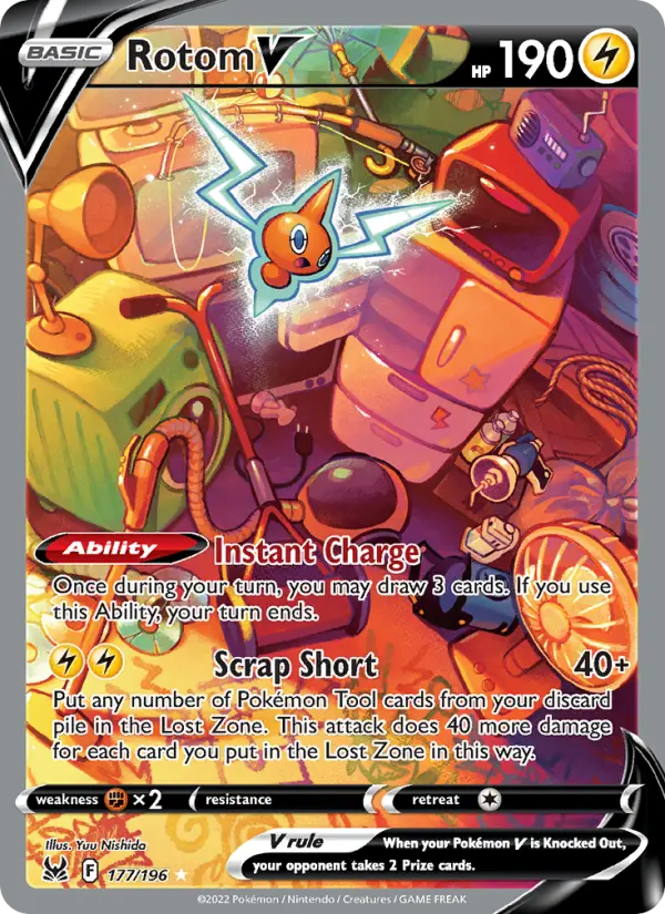 Rotom V #177 — Lost Origin