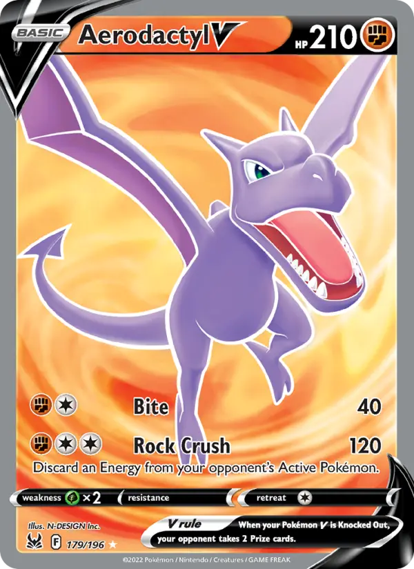 Aerodactyl V #179 — Lost Origin