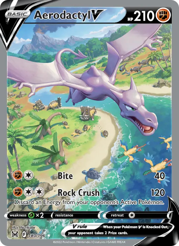Aerodactyl V #180 — Lost Origin