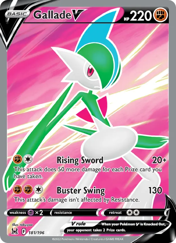 Gallade V #181 — Lost Origin