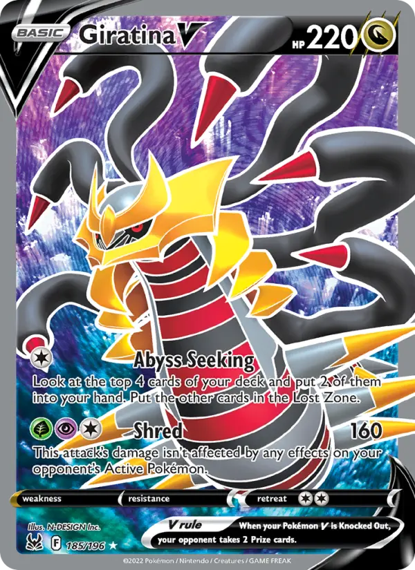 Giratina V #185 — Lost Origin