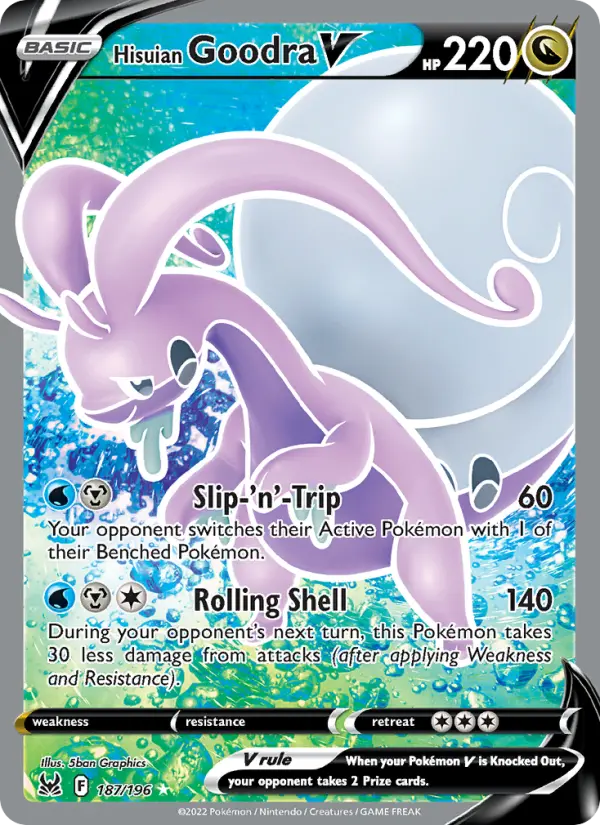Hisuian Goodra V #187 — Lost Origin