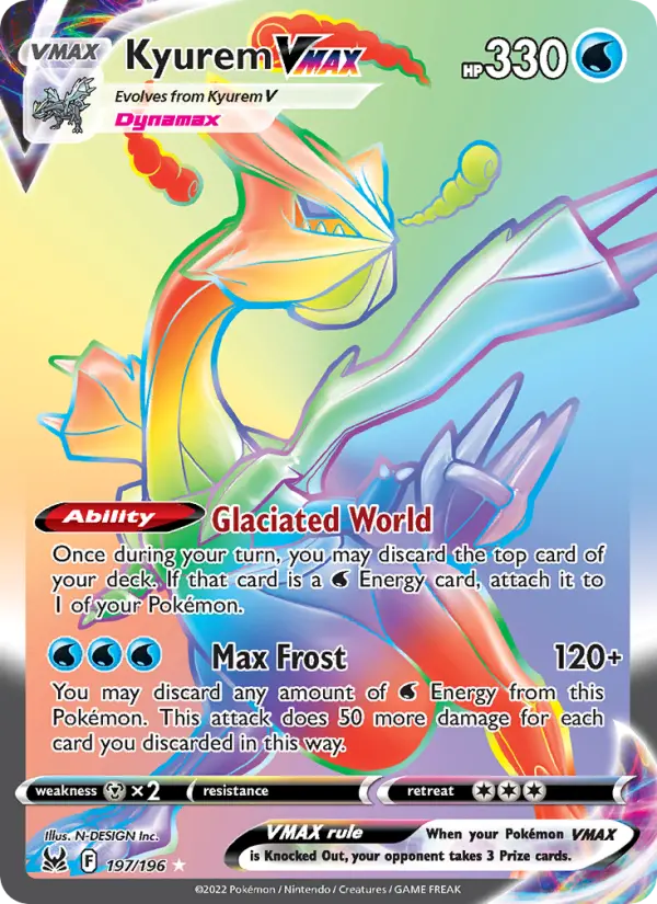 Kyurem VMAX #197 — Lost Origin