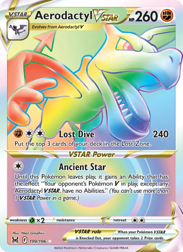 Aerodactyl VSTAR #199 — Lost Origin