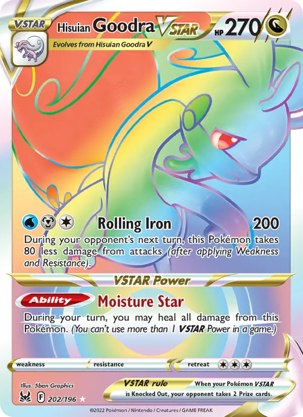 Hisuian Goodra VSTAR #202 — Lost Origin