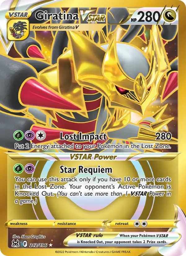 Giratina VSTAR #212 — Lost Origin