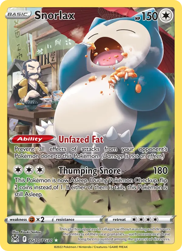 Snorlax #TG10 — Lost Origin