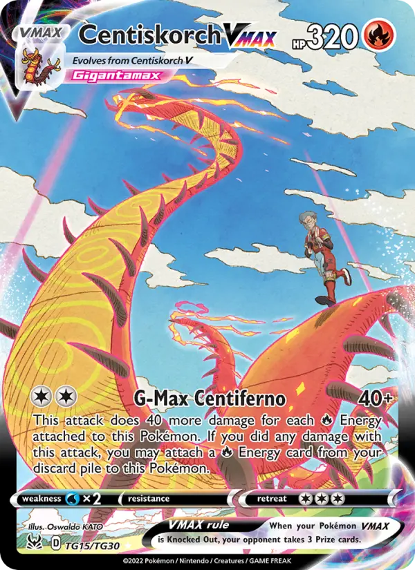 Centiskorch VMAX #TG15 — Lost Origin