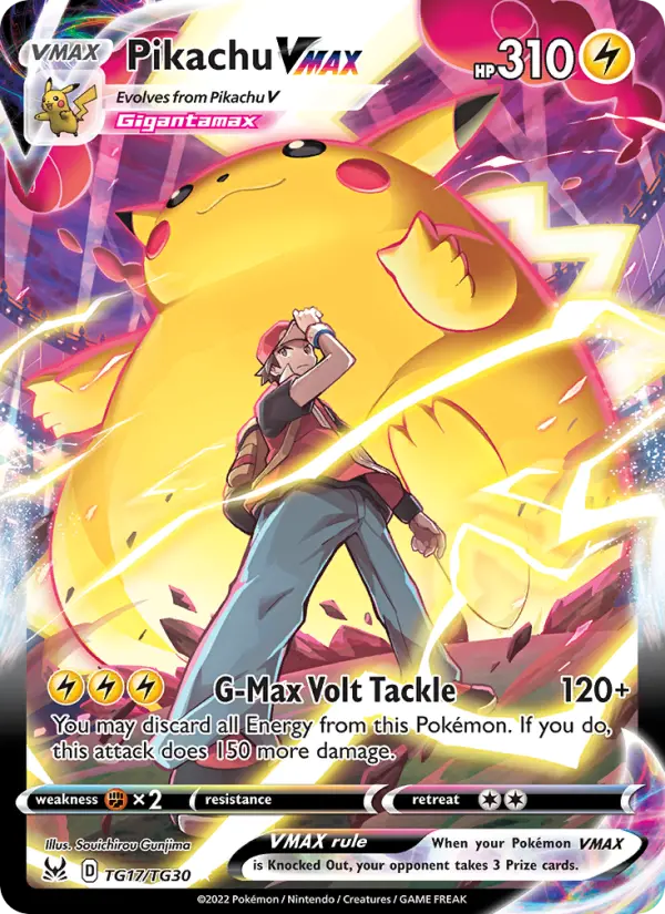 Pikachu VMAX #TG17 — Lost Origin