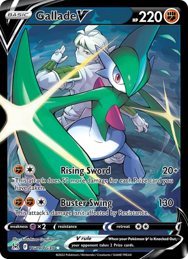 Gallade V #TG19 — Lost Origin
