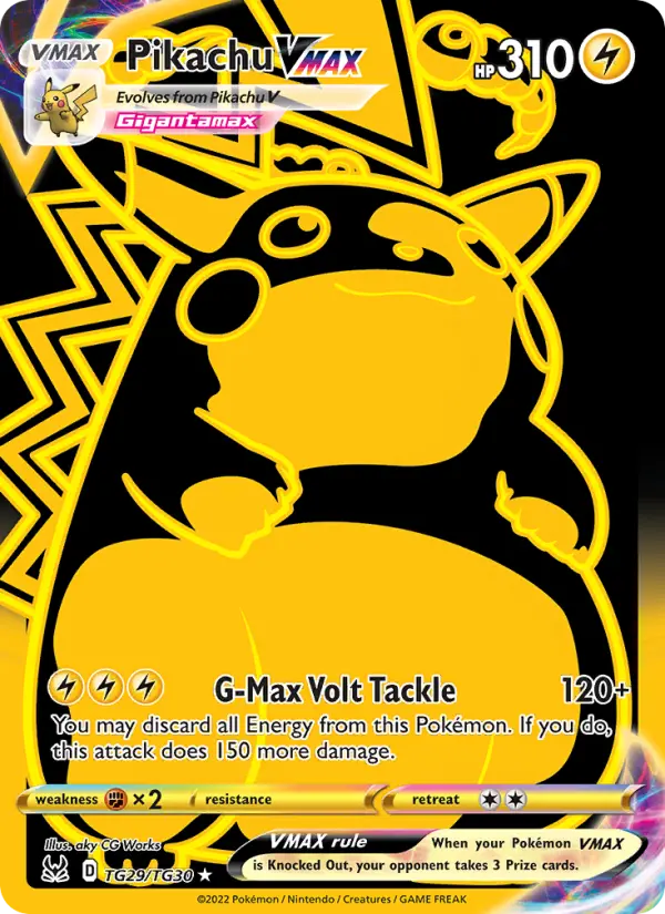 Pikachu VMAX #TG29 — Lost Origin